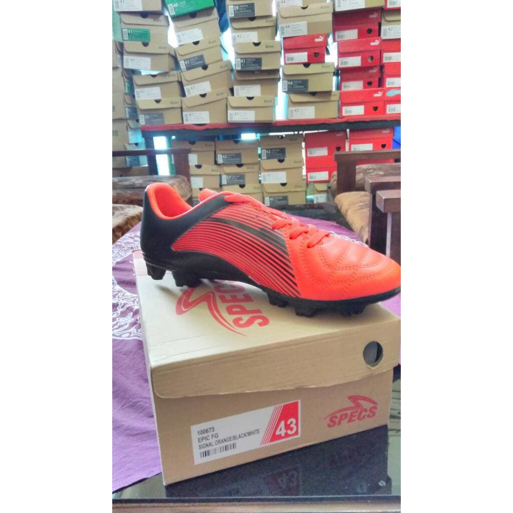 TERLARIISS Sepatu Bola SPECS EPIC FG Original 100% diskon