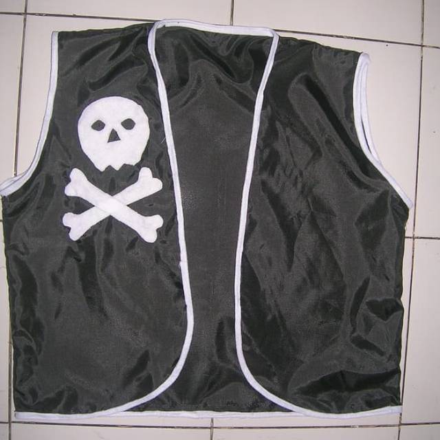 rompi bajak laut dewasa halloween costume pirate vest