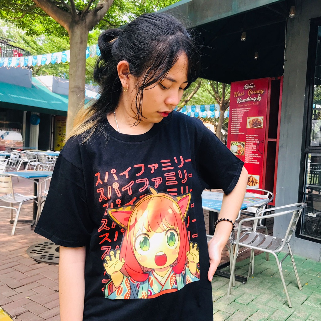 Tshirt Anya Kawaii Neko Anime Manga SPY x Family Unisex