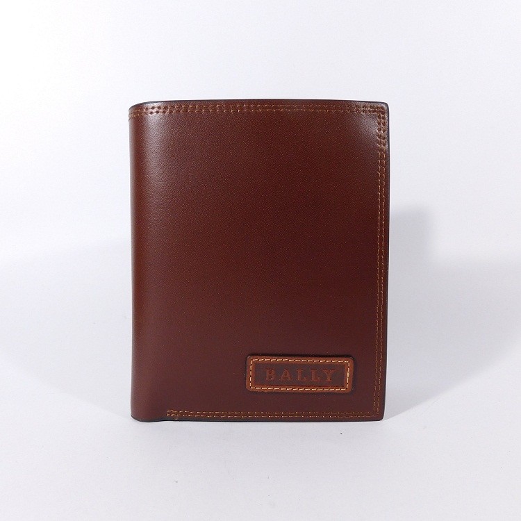 DOMPET KULIT PRIA BERDIRI IMPORT BRANDED - BALLY 023-014 BROWN