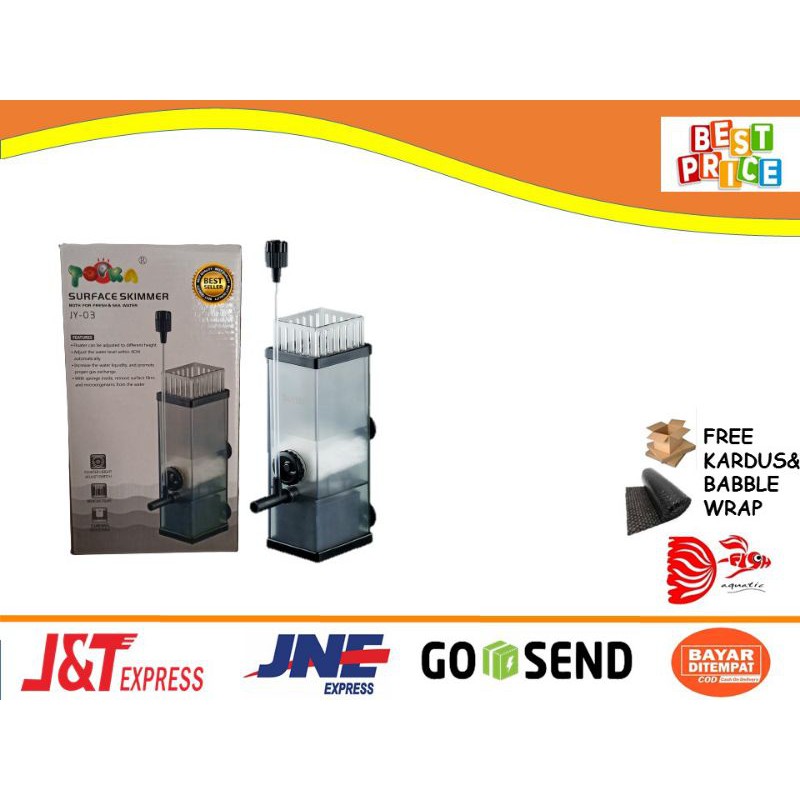 Vina Aquatic Pompa aquarium TOPKA SKIMMER JY 03 filter murah