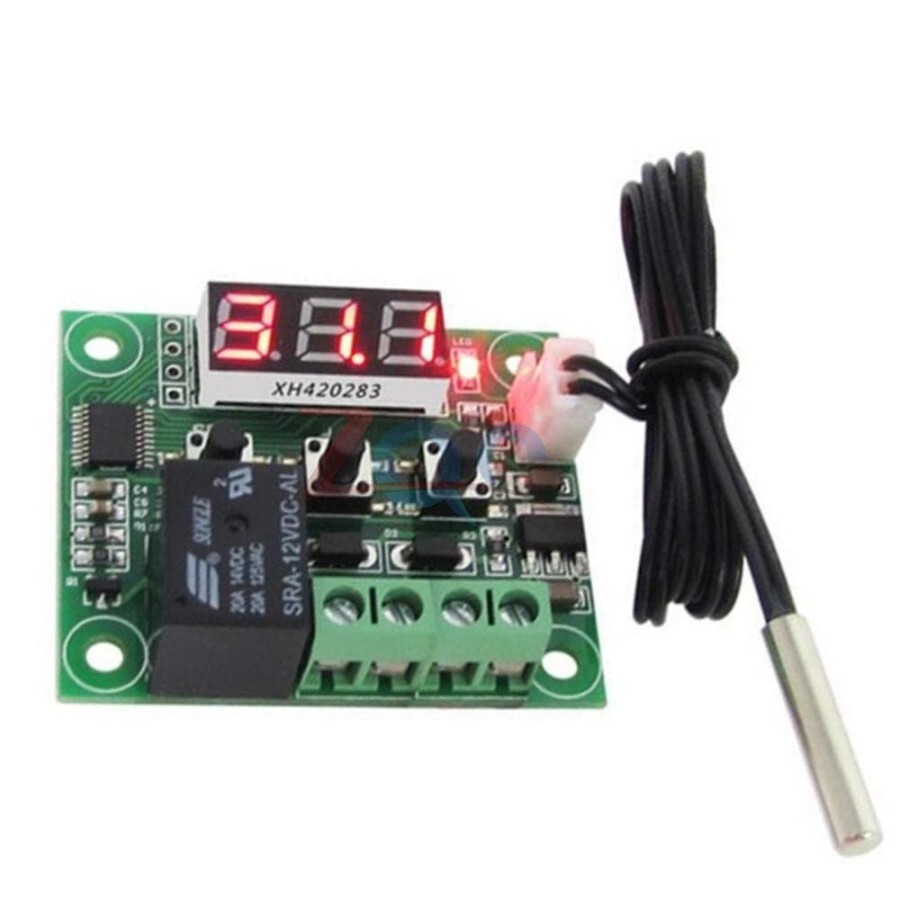 Thermostat Temperature Humidity Controller XH-W1209 XH W1209 12V DC Termostat Digital Temperatur Suh