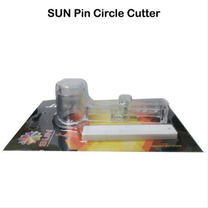 

CUTTER PEMOTONG CUTTING kertas bulat circle sticker kerajinan tangan rotary compass