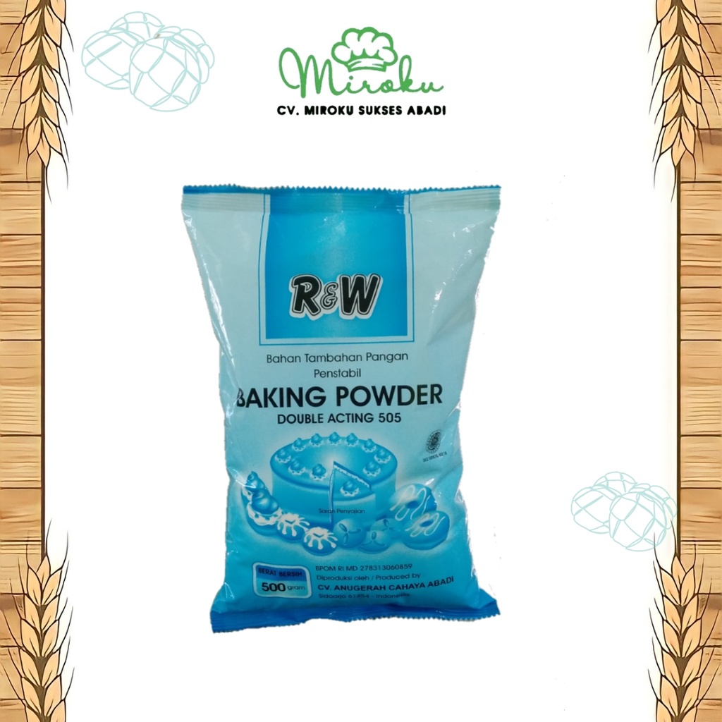 

R&W Baking Powder Biru Double Acting 505 500gr