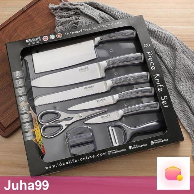 

IL-163S PROFESSIONAL KNIFE SET PERLENGKAPAN PISAU DAPUR| IDEALIFE BVN65496G