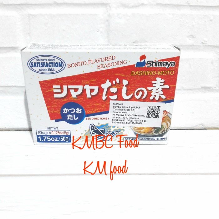 

NEW Shimaya Dashinomoto - Kaldu ikan bonito - Dashi