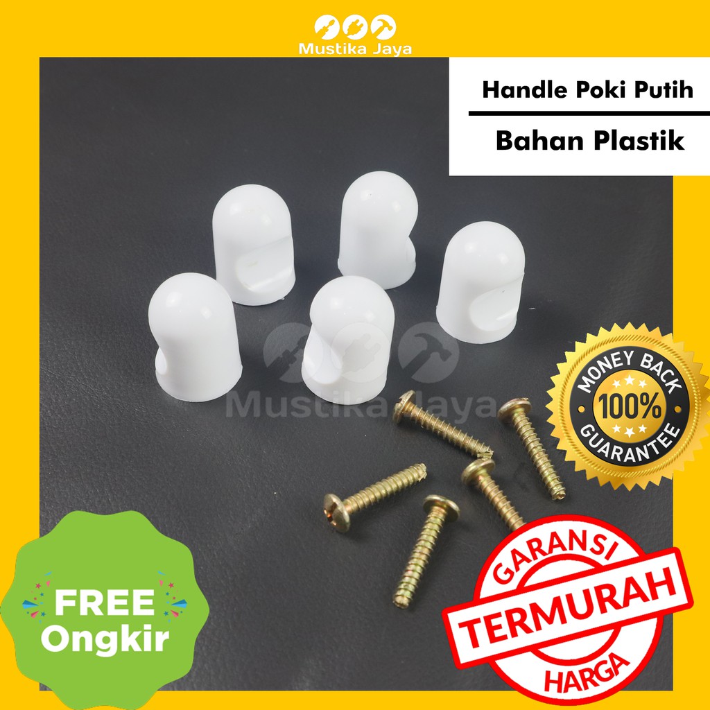 Handle Poki Putih, Handle Lemari, Handle Laci, Tarikan Lemari