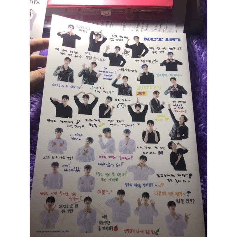 

STIKER SET SG2021 NCT127