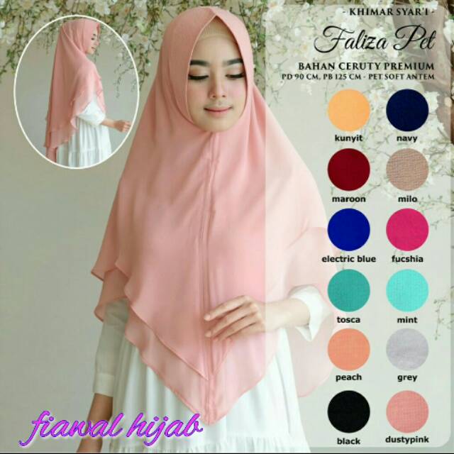 Jilbab Bahan Ceruti