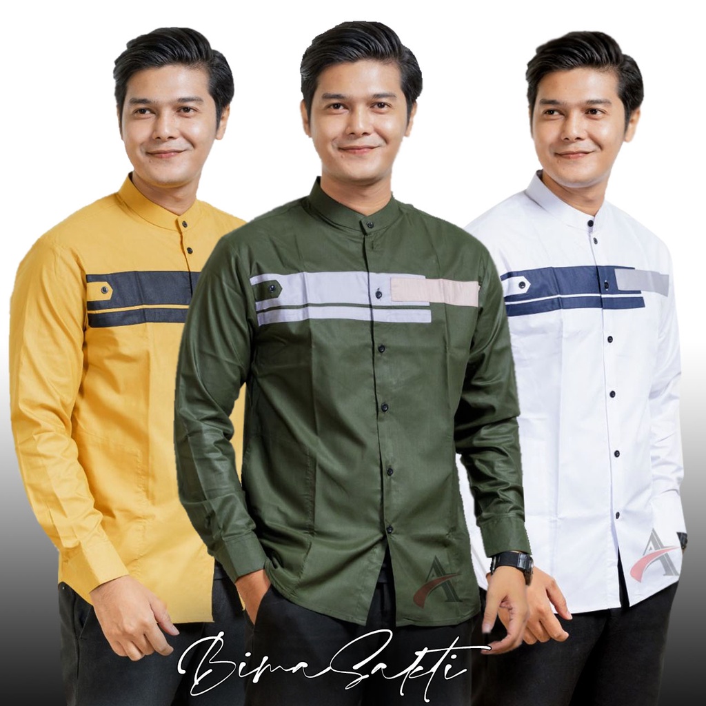 Baju koko pria lengan panjang - kemeja koko pria pria lengan panjang - koko hadroh - kemeja pria - baju koko cowok - baju koko terbaru 2022 - baju koko putih - koko NU - baju muslim pria - baju muslim laki laki - bayar ditempat