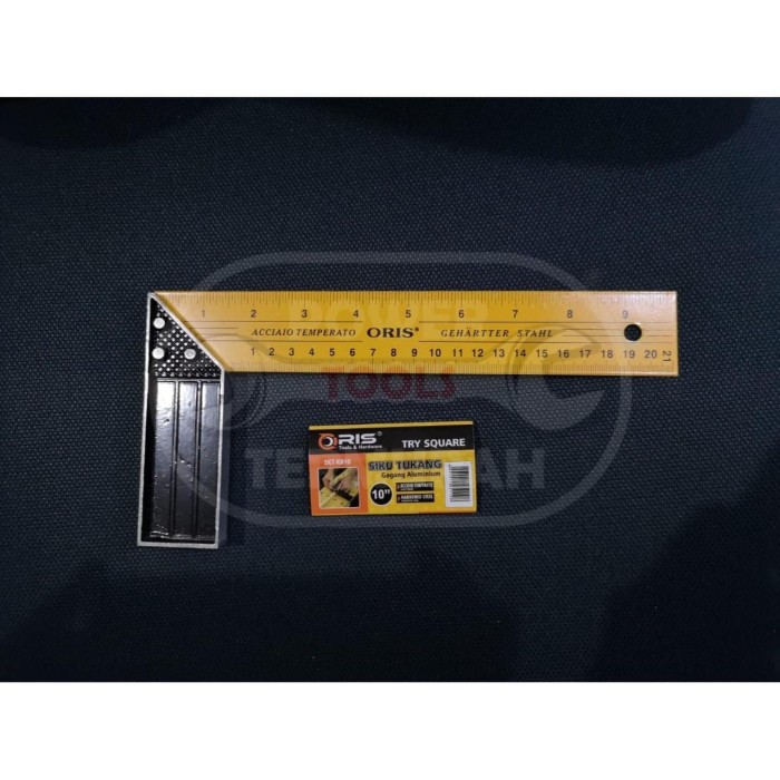 

SIKU TUKANG ALUMINIUM 10" (25 CM) ORIS / PENGGARIS BANGUNAN PASEKON