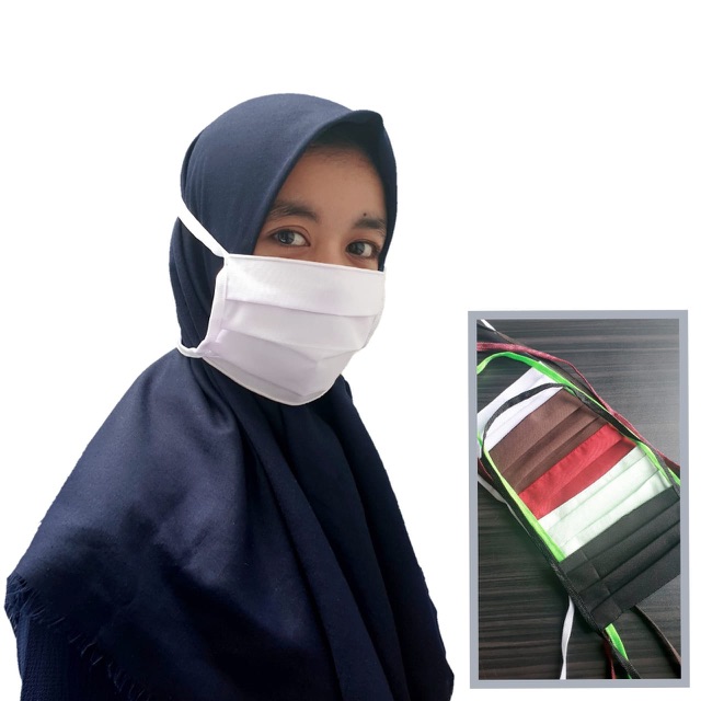 MASKER ANTI DEBU DAN VIRUS UNTUK ANAK , REMAJA DAN DEWASA | MASKER HIJAB