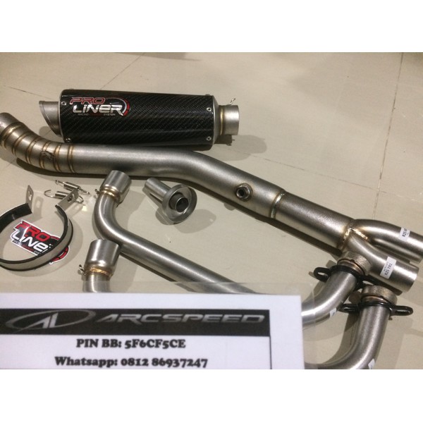 Knalpot Proliner TR1 Carbon R25/MT25 (Long Series)