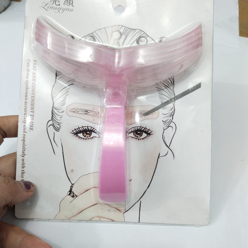 Cetakan Liangyan Perfect Eye Brow Stencil 4 in 1