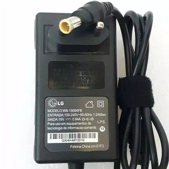 Adaptor Charger LED,LCD Monitor TV LG 19v-1.3A Original