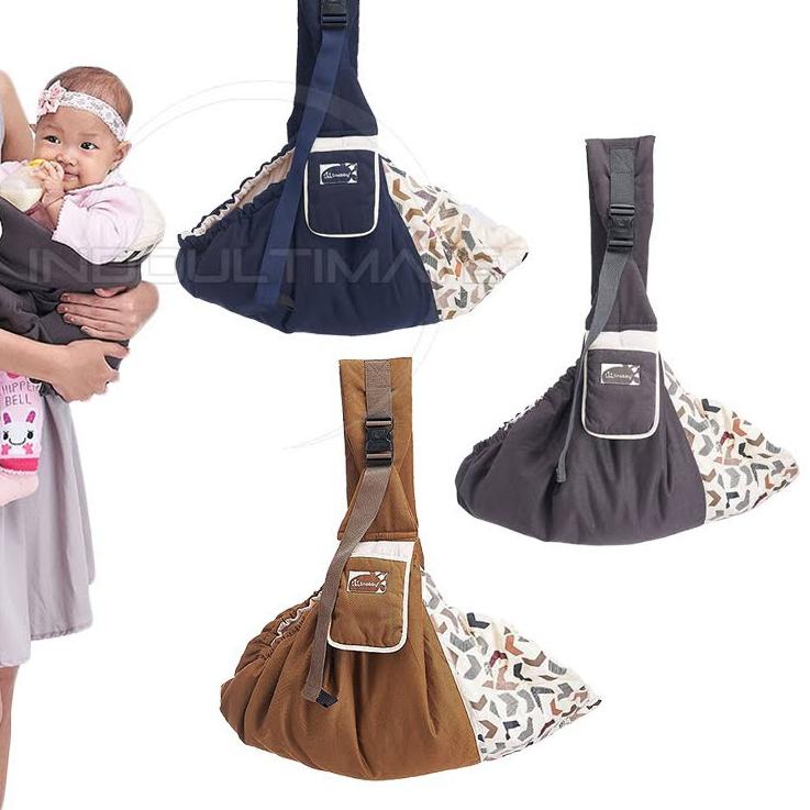➾ SNOBBY Gendongan Samping + Saku ADJUSTABLE Gendongan Bayi BY-55 BY-162 Gendongan Kaos Selendang ☆