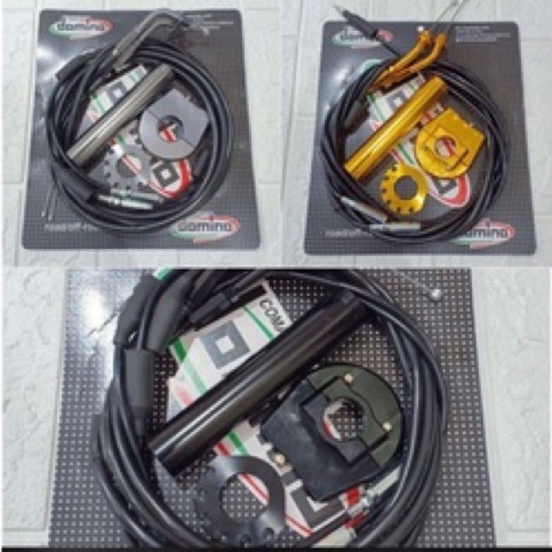 Slongsong Gas Spontan Slim copy KTC Cnc Plus 2 L Gas + 2 kabel gas serat all motor