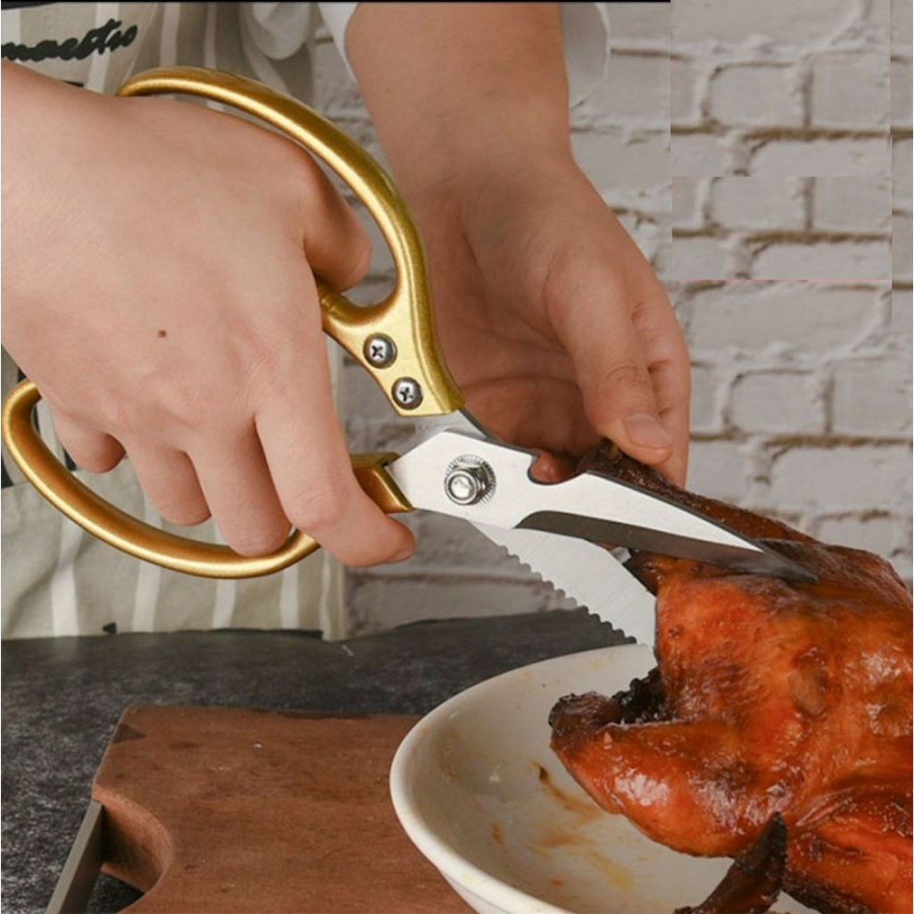 Gunting Dapur Jepang Japan Pemotong Chicken Bone Stainless Steel Sharp