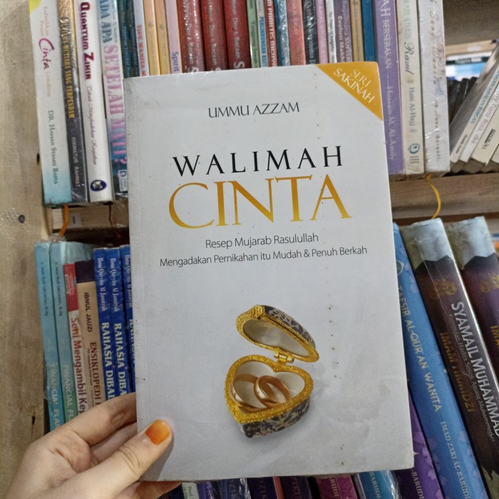Buku Walimah Cinta Ummu Azzam preloved original