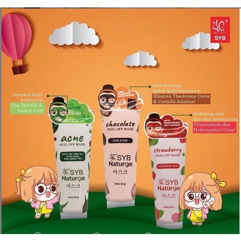 ★ BB ★ SYB NATUR90 Peel Off Mask | SYB Masker Peel Of TUBE