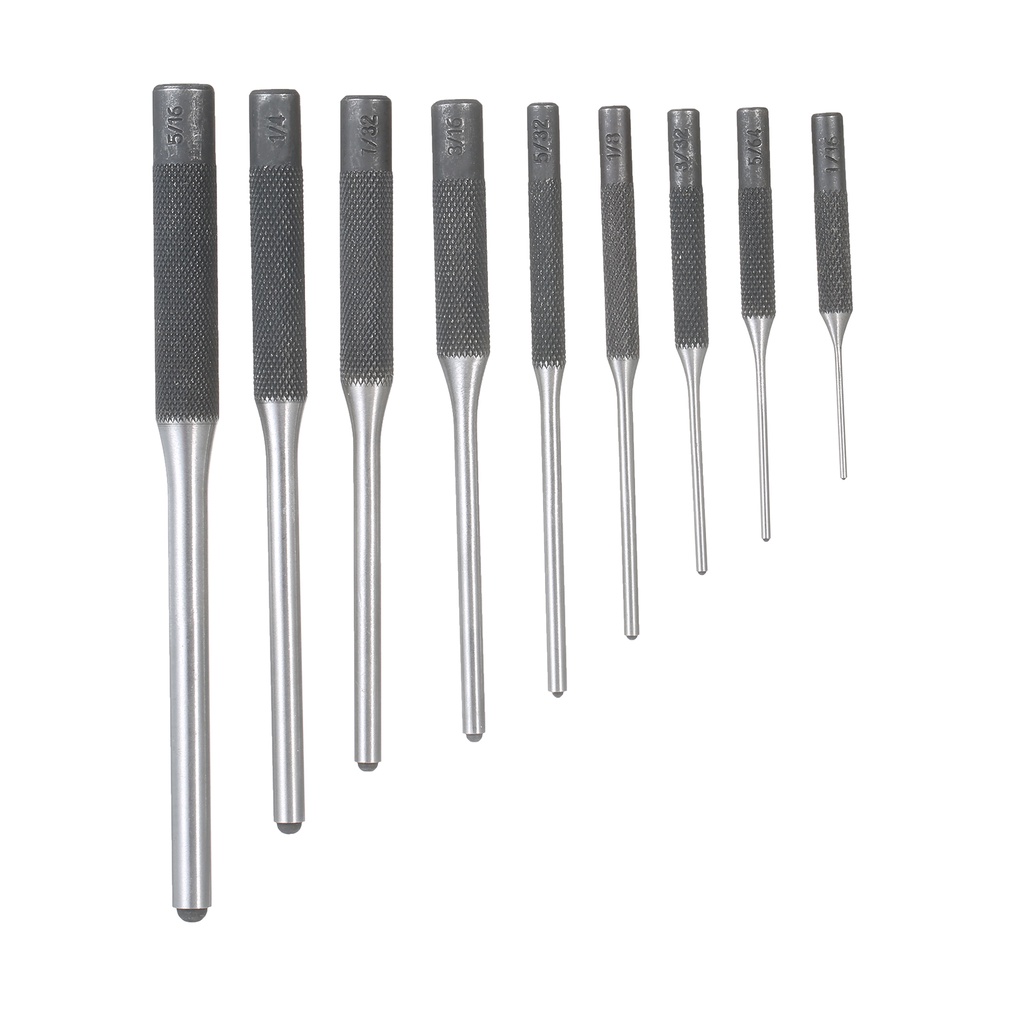 9 Pieces Yaetek Roll Pin Punch Set Hand Pin Removal Tool 