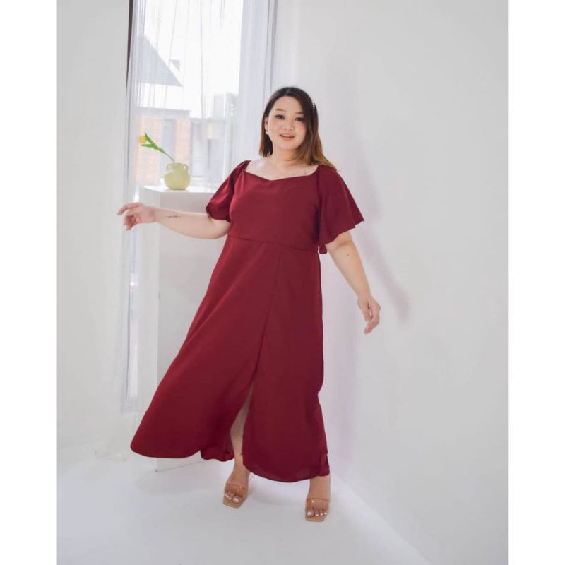 DRESS alesa JUMBO/DRESS KEKINIAN BIG SIZE/ALESA DRESS