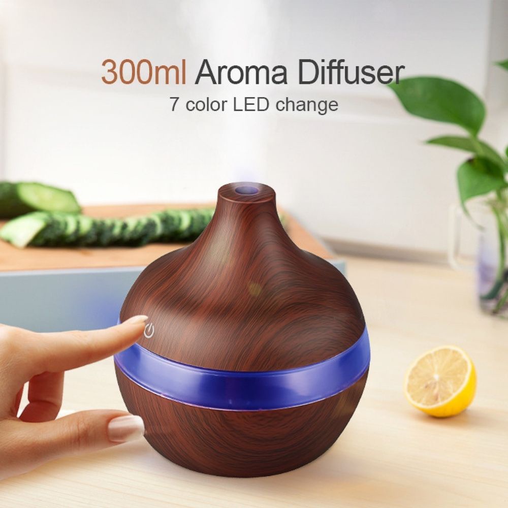 MARKETBIX Humidifier Ultrasonic Aromatherapy Diffuser Pengharum Ruangan Aromaterapi  300 ml