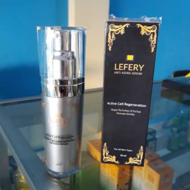 New LEFERY Serum Anti Aging Gold Asli Original