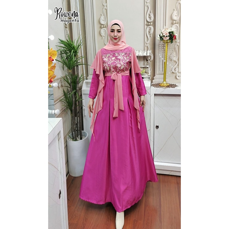 GAMIS KONDANGAN PESTA ROWENA DRESS BORDIR