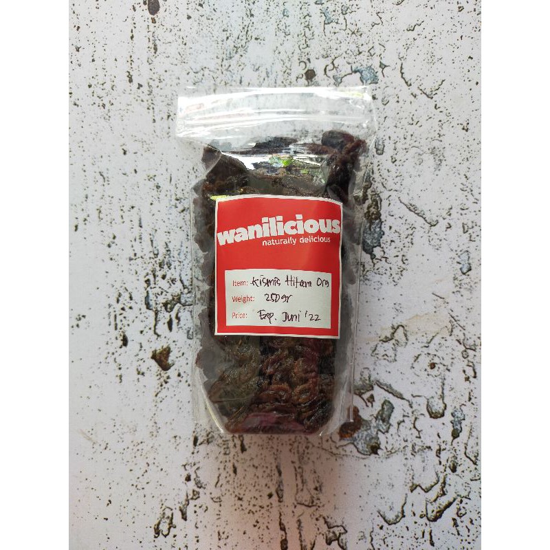 

Kismis Hitam Organik 250gr.