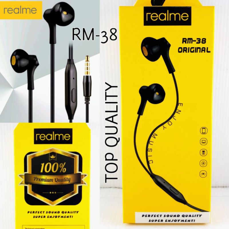 [NEW] Headset Realme Original Superbass Support Semua Tipe Realme