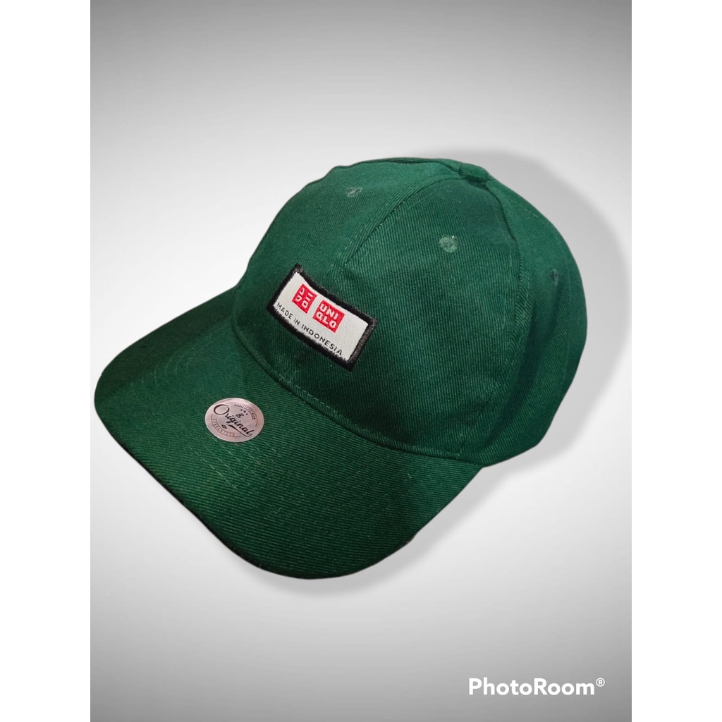 Polo Cap / Topi Polo / Topi Pria Wanita Uniqlo Bahan Twill Kualitas Distro Premium