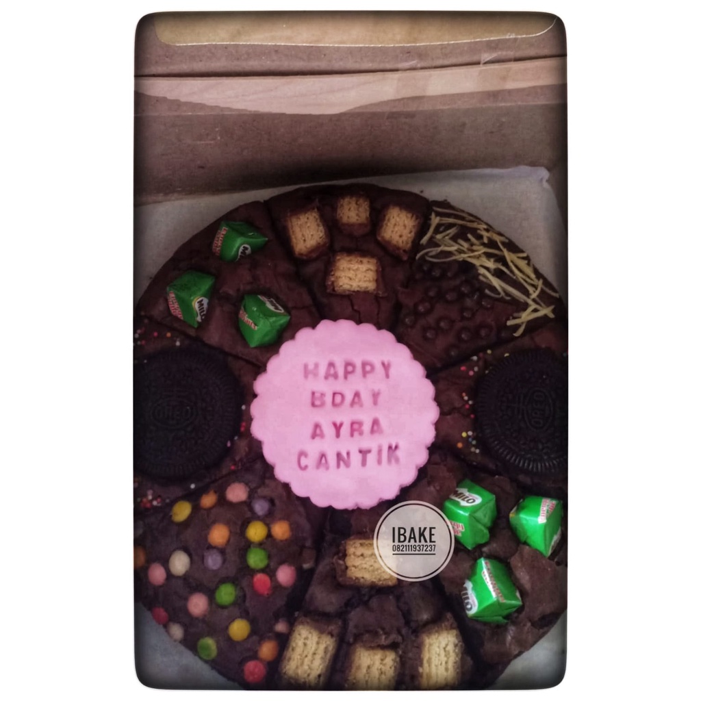 

Brownies Panggang Pizza Diameter 20cm