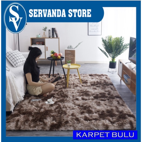 Tikar - 140X200 Karpet Bulu Karpet Lantai Tikar Bulu Lembut Lembut