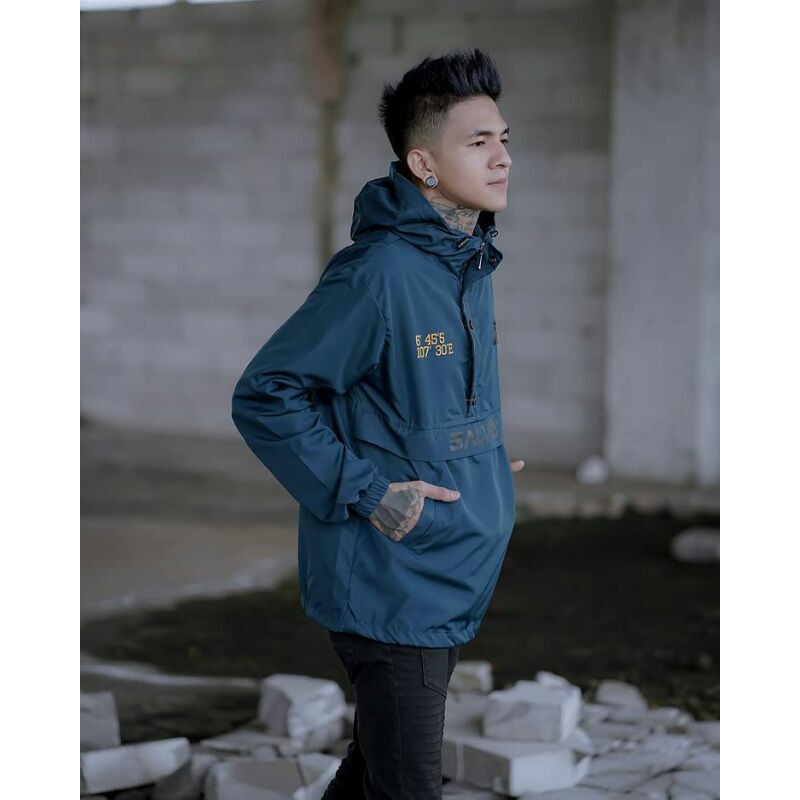 Jaket Cougle Hidden Jaket Parasut Pria Jaket Outdoor Salvio Salviohexia