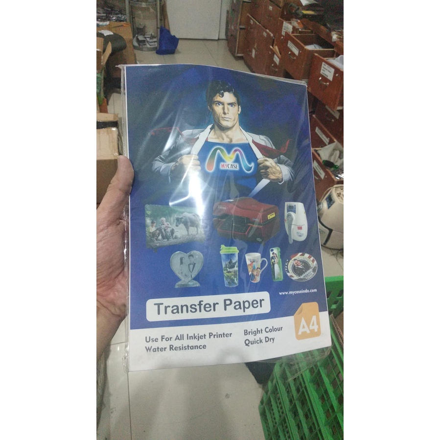 

Kertas Transfer Untuk Sublimasi Merk MyCASE Sublim mug, case hp, baju dll