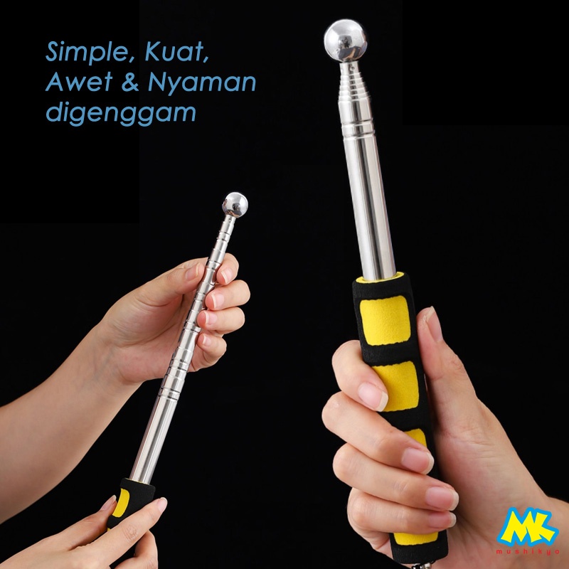 Tongkat Bendera / Telescopic Pointer Stick / Flag pole / Tour Leader