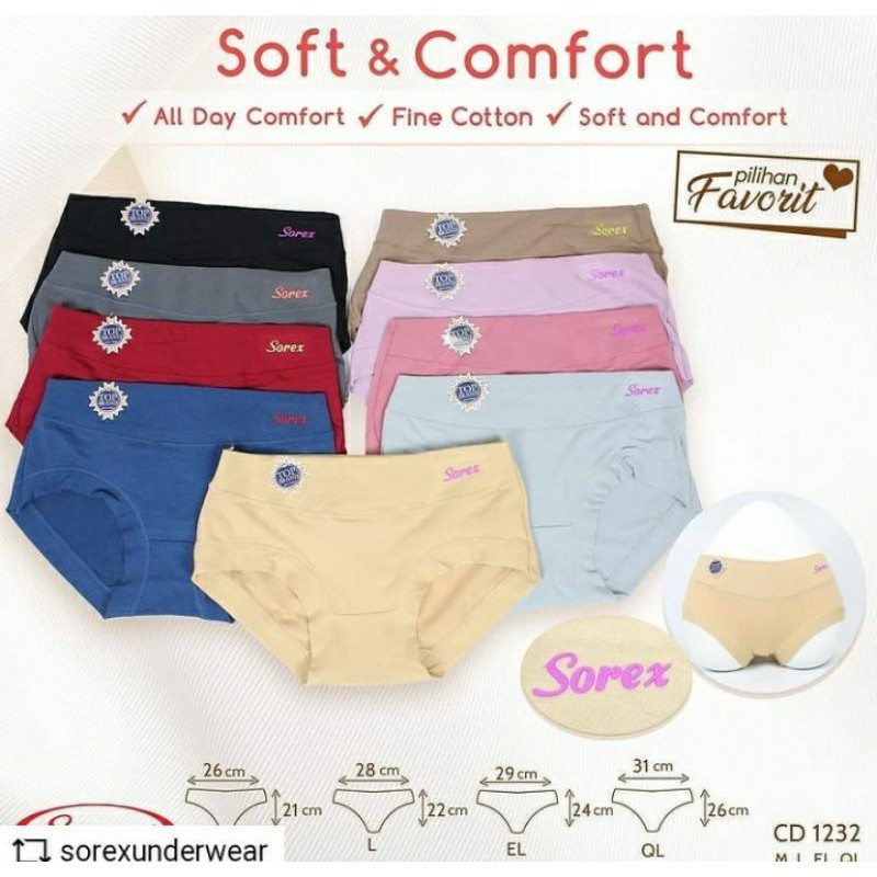 cd wanita midi sorex 1232 dewasa