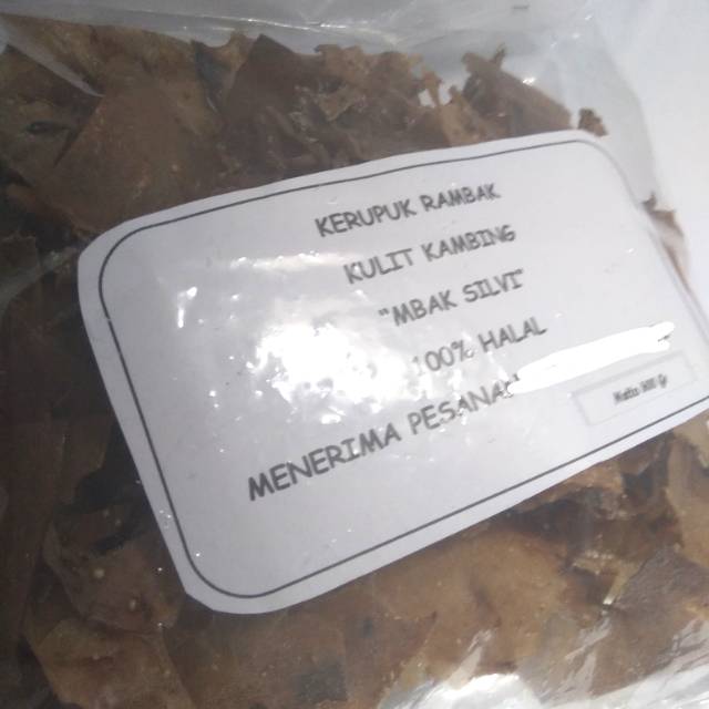 

kerupuk rambak kulit kambing