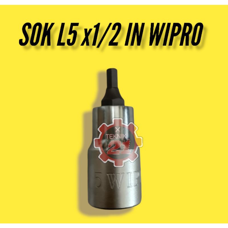 KUNCI L5 SOK L 5 WIPRO MATA SOK L 5 MM WIPRO