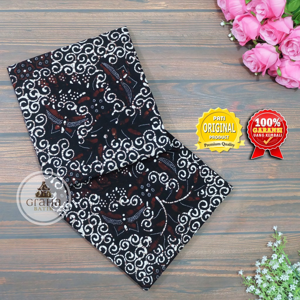 KAIN BATIK TULIS BAKARAN ASLI PATI BAHAN KATUN PREMIUM UNGKER SAMPEK ENGTAY