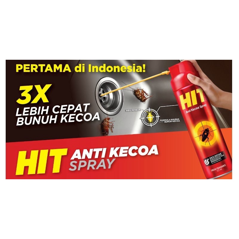 HIT Anti Kecoa Spray 150ml / 325ml