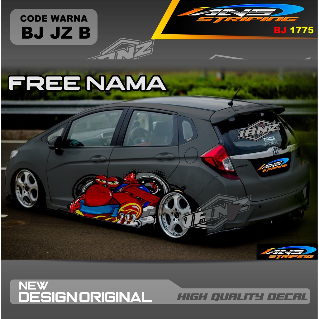 VARIASI STIKER AYLA AGYA AVANZA SWIFT YARIS / STIKER MOBIL DECAL MOBIL / STIKER VARIASI MOBIL AGYA AYLA JAZZ SITI CITY / DECAL STIKER MOBIL