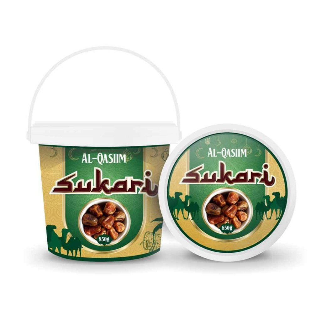 

[ TERMURAH ] KURMA SUKARI EMBER / SUKARI AL QASIM 850GRAM - DATE CROWN - KHALAS