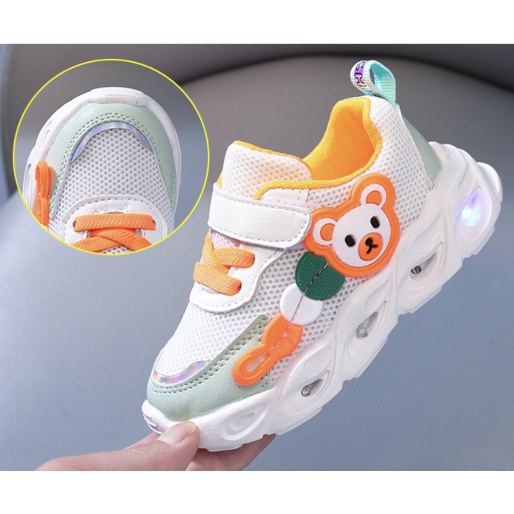 babyfit WULEDD [21-30] sepatu lampu LED shoes sneakers anak sekolah import gs-0913r