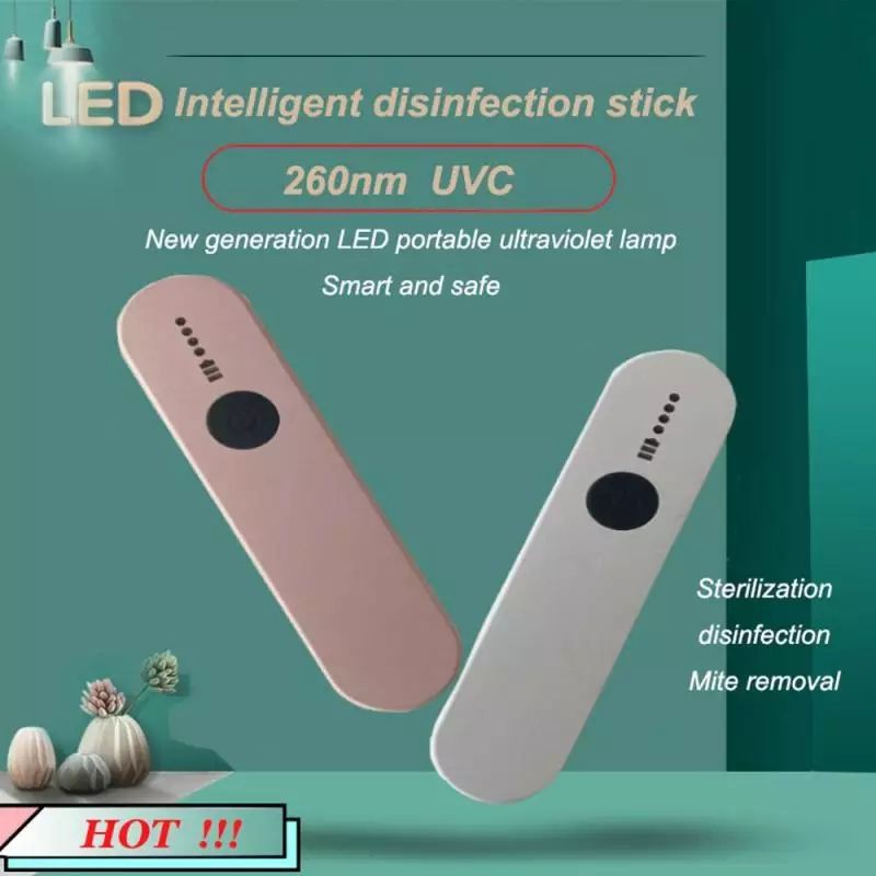 Lampu UVC UV Sterilizer Anti Virus Disinfektan Anti Bakteri Portable Recargeable