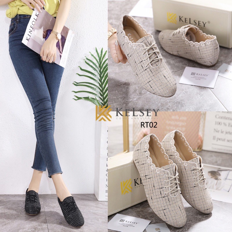 NICOLE SEPATU WEDGES WANITA KELSEY RT02