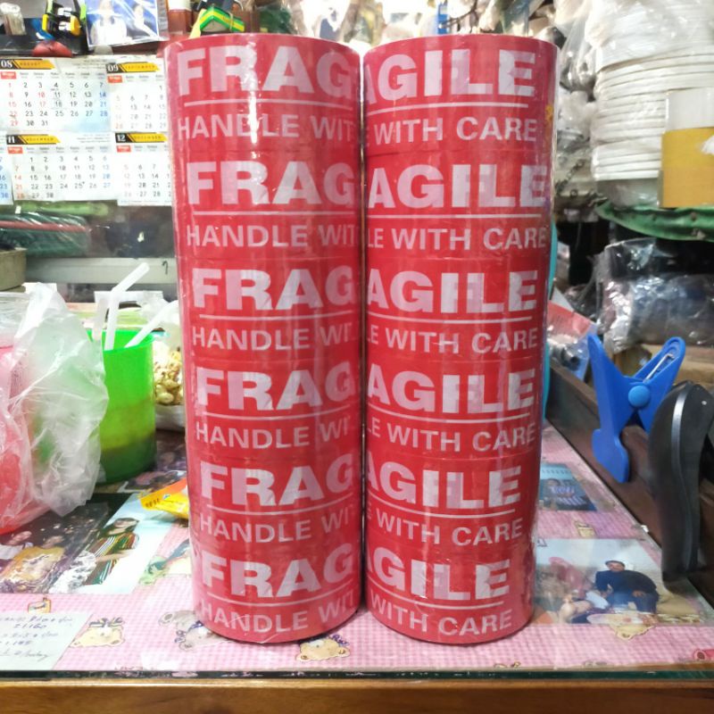 

Lakban Selotip Fragile Jangan Dibanting