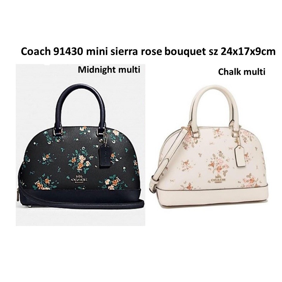 Tas Coach 91430 mini Sierra rose bouquet sz 24x17x9cm