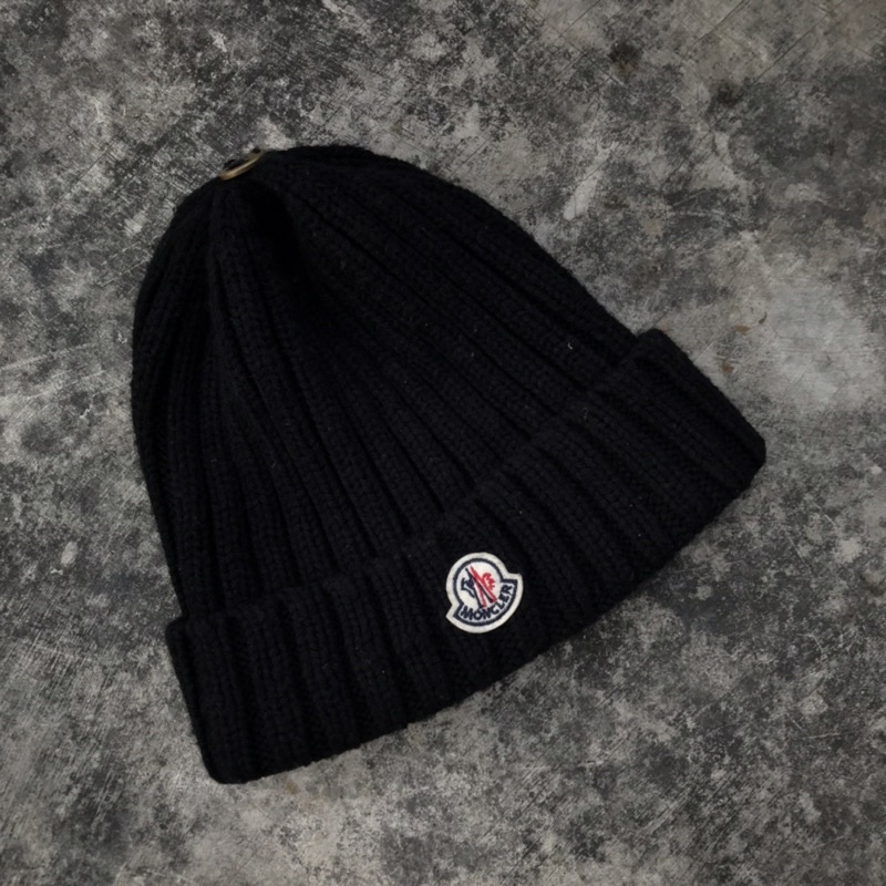 MONCLER BEANIE BLACK SECOND ORIGINAL